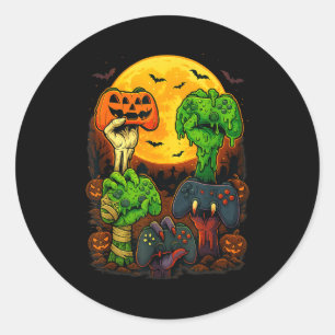 Adesivo Controle de Jogo Esqueleto Zumbi Múmia de Hallowee