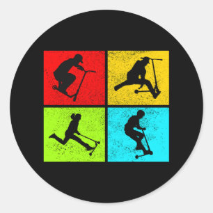 Adesivo Controle de Scootering de Estilo Livre do Patinete