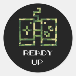 Adesivo Controle de Vídeo Game Camuflado Pronto Gamer