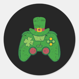 Adesivo Controle de Video Game Irlandês Gamer Boys St Patr