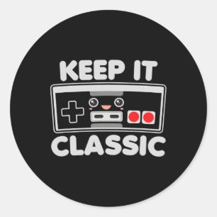 Adesivo Controle de Video Game Keep It Clic Humor 80s Retr