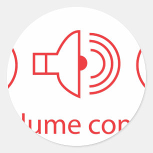 Adesivo Controle de volume - música DJ audio do