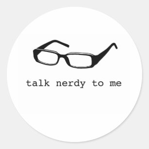 Adesivo conversa nerdy a mim