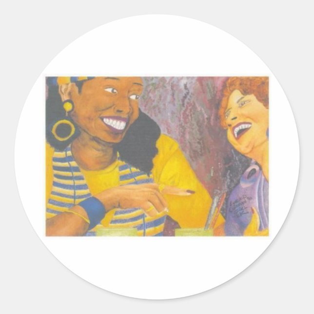 Adesivo Conversação de Meninas (Frente)