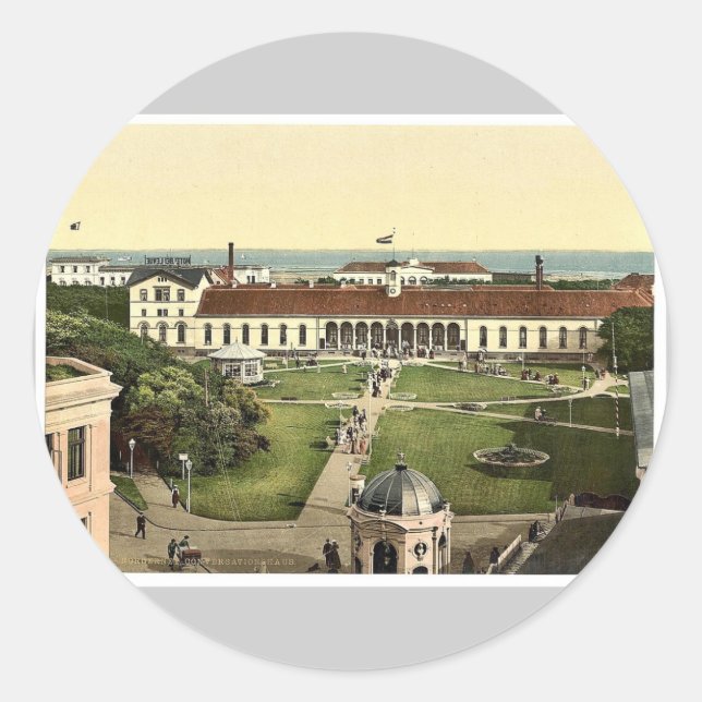 Adesivo Conversation House, Norderney, Alemanha clássico P (Frente)