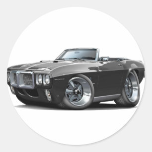 Adesivo Convertible 1969 preto de Firebird