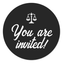 Convite à Festa de formatura na Faculdade de Direi