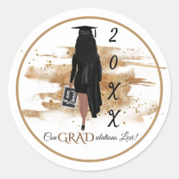 Adesivo Convite Africano para Licenciação Americana (Pele