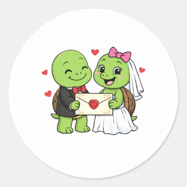 Adesivo Convite de Casamento (Frente)