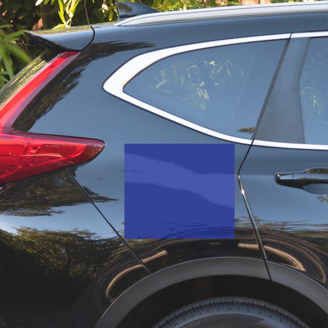 Adesivo Convite de Casamento Minimalista Ousado em Azul Pr (Lado do carro)