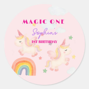Adesivo Convite Magical Unicorn Dreamland