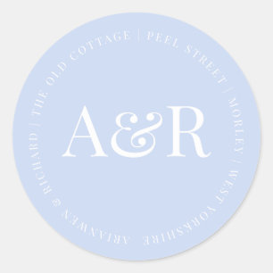 Adesivo Convite Para Casamento De Jardins Florais Dusty,