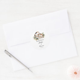 Adesivo Convite para Casamento Espanhol