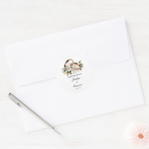 Adesivo Convite para Casamento Espanhol