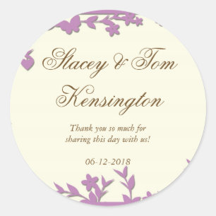 Adesivo Convite Para Casamento Papel Picado - Doves Adoráv