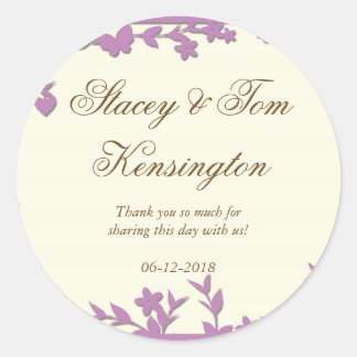 Adesivo Convite Para Casamento Papel Picado - Doves Adoráv