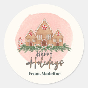 Adesivo Convite para festas de natal para crianças de nata