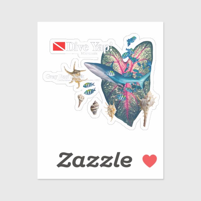 Adesivo Convite tropical (Folha)