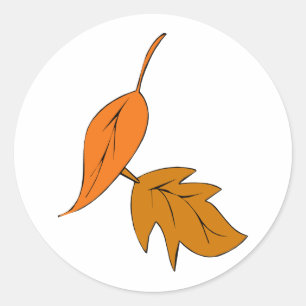 Adesivo Convites do tema de casamento do outono Envelopes