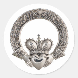 Adesivo Convites para Casamento Claddagh Envelope Selos