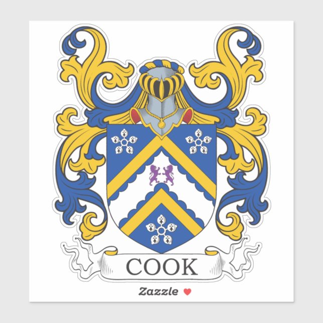 Adesivo Cook Casaco de Armas (Folha)