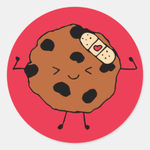 Adesivo Cookie Duro Espero Que Você Se Sinta Melhor Desig
