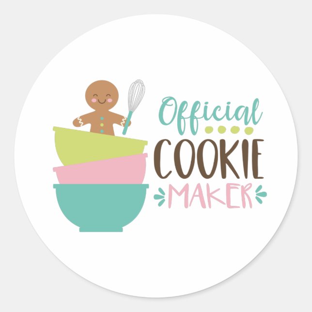 Adesivo Cookie Maker Oficial (Frente)