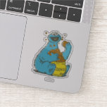 Adesivo Cookie Monster Vintage<br><div class="desc">Personalize este estilo antigo Cookie Monster em seus produtos Zazzle. Decorem todas as suas coisas favoritas com este incrível adesivo da Sésamo Street. Perfeito para laptop ou garrafas de água! | © 2019 Sesame Workshop. www.sesamestreet.org</div>