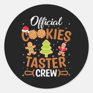 Adesivo Cookie Oficial Taster Crew Baking Baker