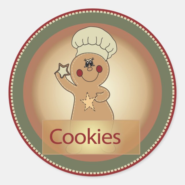 Adesivo Cookie Treat Gingerpão (Frente)