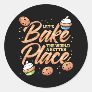 Adesivo Cookies cozinhando para o Confeccionador Chef Assa