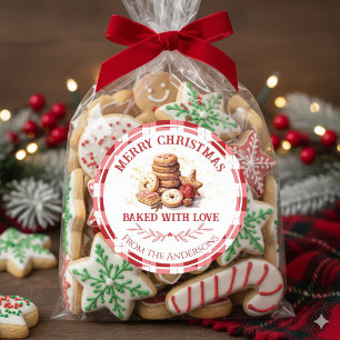 Adesivo Cookies De Natal Feitos Com Amor