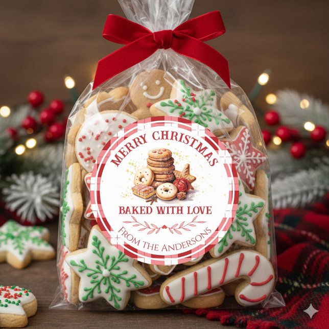 Adesivo Cookies De Natal Feitos Com Amor (Criador carregado)