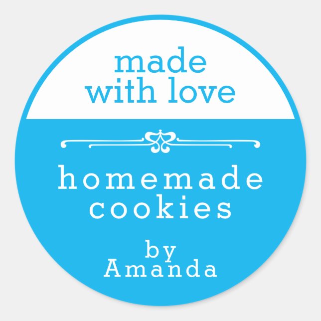 Adesivo Cookies de Produtos de Casamento (Frente)