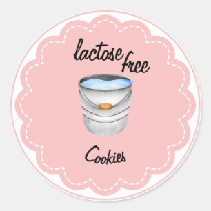Adesivo Cookies isentos de lactose