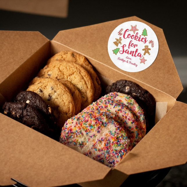 Adesivo Cookies Para Papais noeis (Criador carregado)