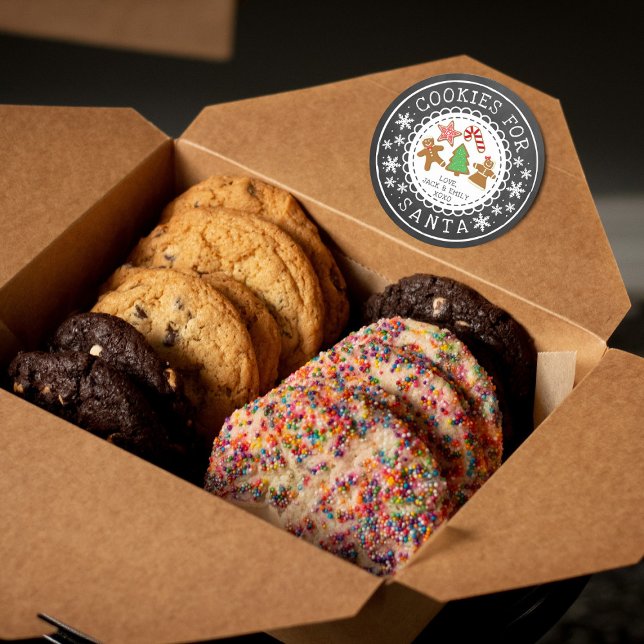 Adesivo Cookies Para Papais noeis (Criador carregado)
