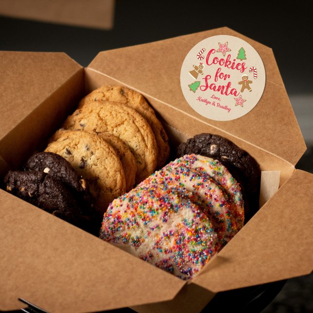 Adesivo Cookies Para Papais noeis (Criador carregado)