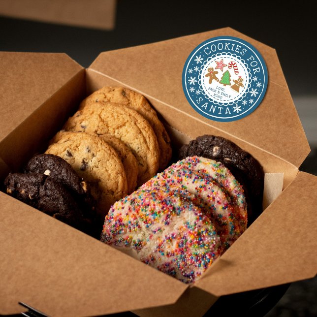 Adesivo Cookies Para Papais noeis (Criador carregado)
