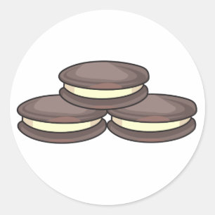 Adesivo Cookies Sanduíche