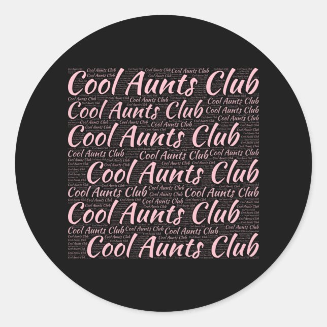 Adesivo Cool Aunts Club  (Frente)