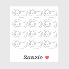 Adesivo Cool Cartoon Cats Custom-Cut Vinyl Stickers