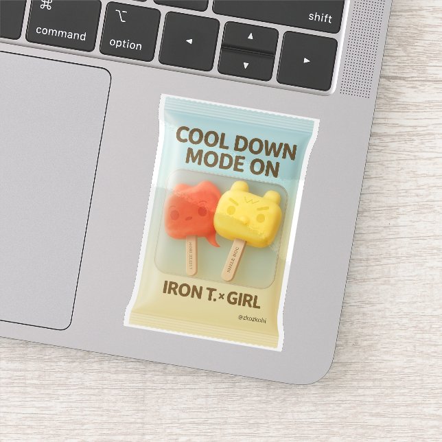 Adesivo Cool Down Mode: Frozen Treat Buddies Toy Art (Detalhe)