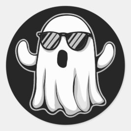 Adesivo Cool Ghost with Sunglasses