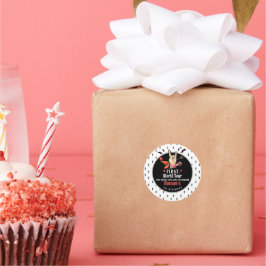 Adesivo Cool Punk Rockstar First Birthday