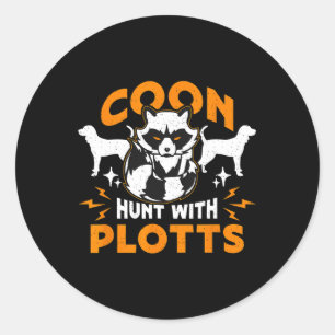 Adesivo Coon Hunt com Plotts caçando caçadores de casulos