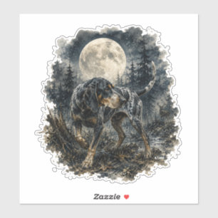 Adesivo Coonhound Bluetick