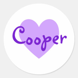Adesivo Cooper in Purple