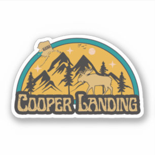 Adesivo Cooper Landing, Alaska Sticker
