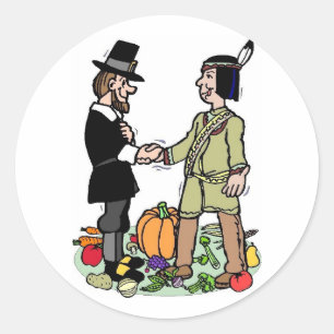 Adesivo Cooperação Indígena de Pilgrim